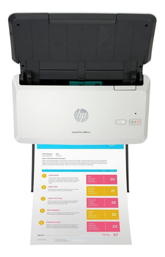 Imagen 4 de 8 de Scanner Hp 2000s2 Prosheetfeed (ds)