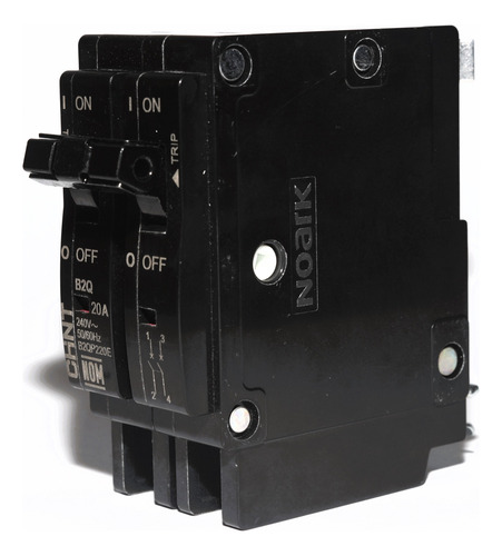 Interruptor Termomagnetico 2p 20a Chint (6pzas) B2qp220e