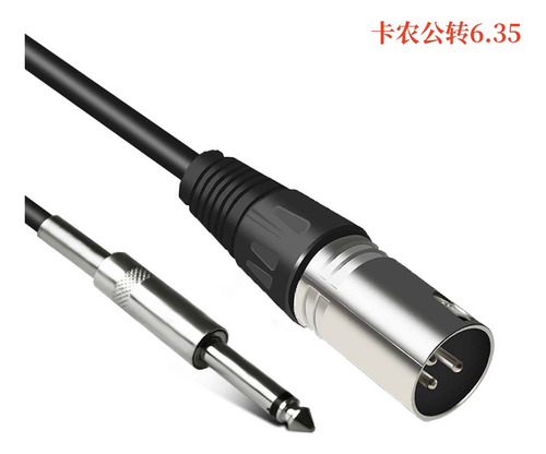 6.35/caron Macho, 10 M, 6,35 Mm A Xlr Macho A Hembra