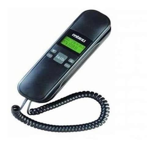Teléfono Uniden 1260bk Black Slimline Caller Id Color Negro 