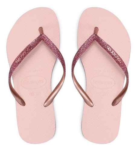 Ojotas Havaianas Originales Mujer Slim Sparkle Brillos