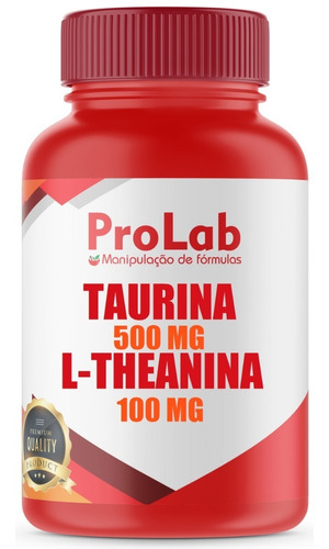 Taurina 500 Mg + L- Theanina 100 Mg 60 Cápsulas