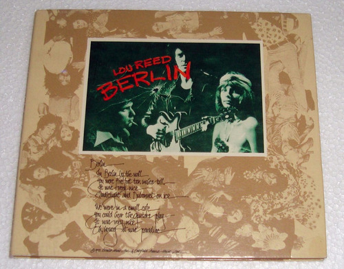 Lou Reed Berlin Cd Impecable Kktus