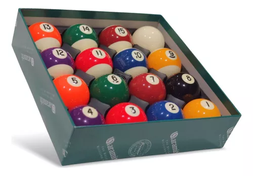 Bola de Sinuca Avulsa 54mm Várias Opções p/ Bilhar Snooker