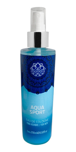 Mantra Colonia Splash 250ml Aroma Aqua Sport Para Hombre