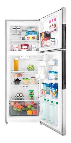 Refrigerador con freezer Mabe Diseño RMS400IAMRX0 color inoxidable con capacidad de 400L 127V