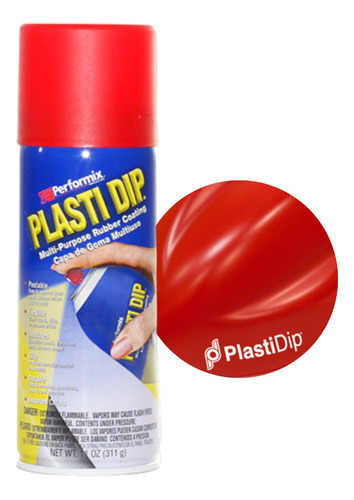 Pintura Aerosol Rojo Satinado Vinilo Removible Plastidip