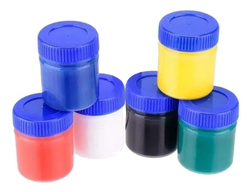 Tinta Guache 6 Cores 15ml - Giotto