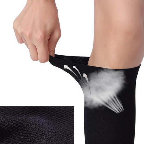 2x De Pantorrilla Calcetines De Compresión Elástico Para