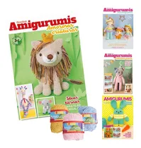 Comprar Kit 4 Revistas Amigurumis Crochet + Hilo - Arcadia Ediciones