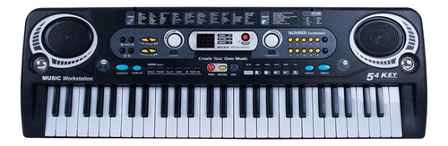 Piano De Teclado Electrónico Portátil De 54 Cable Usb