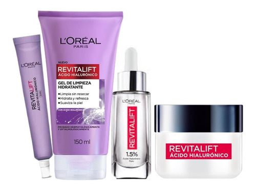 Kit Loreal Revitalift Acido Hialurónico Completo