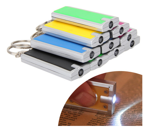 Llavero L, 10 Minilinterna Led Para Acampar
