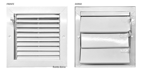 Rejilla De Ventilacion 20x20 Con Palanca - Dunkel Eco