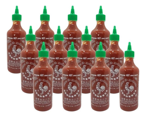 Pack X 12 Unidades Salsa Sriracha Tuong Ot 482 Gr 