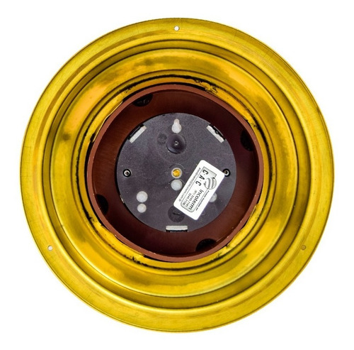 Imagem 5 de 7 de Barômetro Náutico Alemão Dourado Incoterm