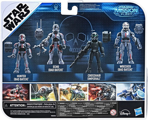Mission Fleet Bad Batch Star Wars Hunter Wrecker Echo Crossh