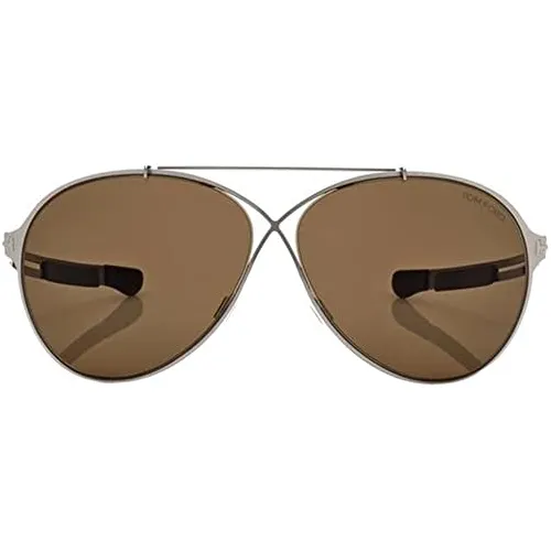 Sunglasses Tom Ford Ft 0828 Rocco 14j Shiny Light Rutheniu
