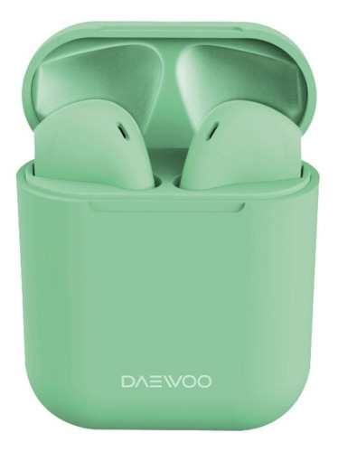 Auriculares in-ear inalámbricos Daewoo Sense Candy DW-373 verde con luz LED