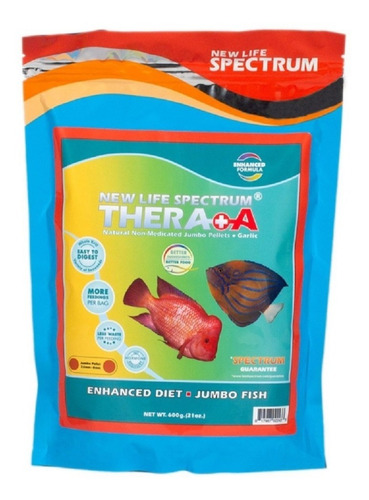 Alimento New Life Spectrum Thera +a 8 Mm Jumbo Fish 2200 Gr
