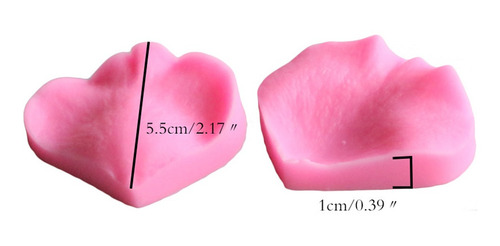 Moldes De Fondant De Silicona De Veteado De Flor De Goma Par