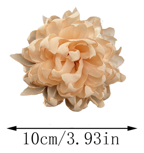 2 Broche De Flores De Satén Con Ramillete De