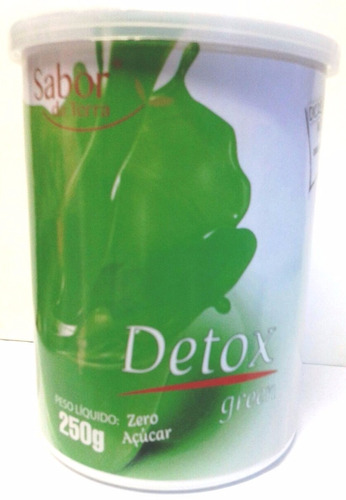 Detox Green Solúvel 250g Sabor Da Terra