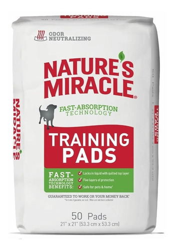 Natures Miracle Almohadillas De Entrenamiento 50 Und