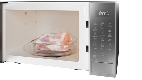 Micro-ondas 32 L Com Menu Gourmet Bms46ar Cinza Brastemp 110V