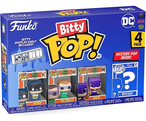Funko Bitty Pop Pack Dc X4 Batman Riddler En Stock!