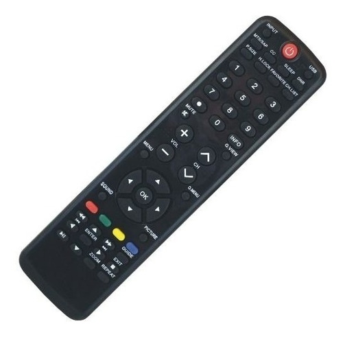 Controle Remoto Tv Lcd H-buster Htr-d19/hbtv-32d01hd/42d01hd