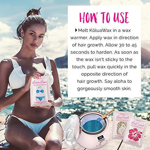 Set Kit De Depilacion Cera Mas Calentador Digital Multiusos
