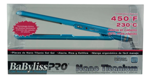 Plancha Nano Titanium Profesional 450°