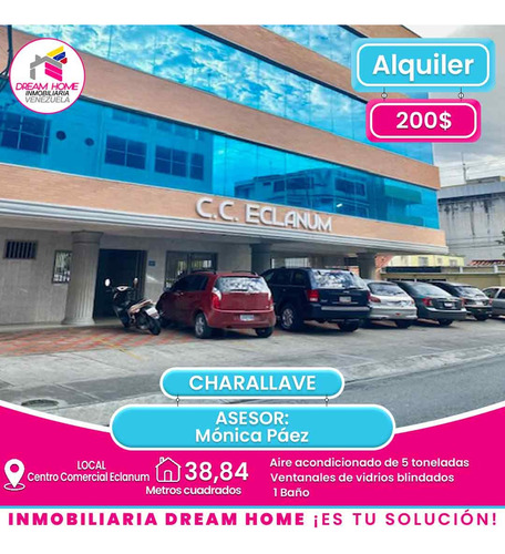 Local En Alquiler Centro Comercial Eclanum - Charallave