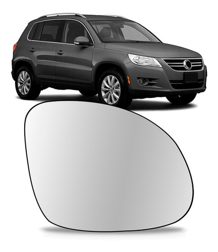 Lente Retrovisor Termica C Base Tiguan 2009 A 2016