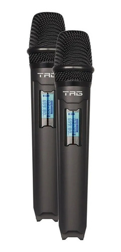 Imagem 2 de 3 de Microfone Sem Fio Duplo Tagima Tagsound Tag Tmj-800 Bivolt