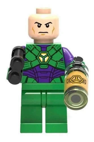 Boneco Blocos De Montar Lex Luthor Lanterna Verde Superman