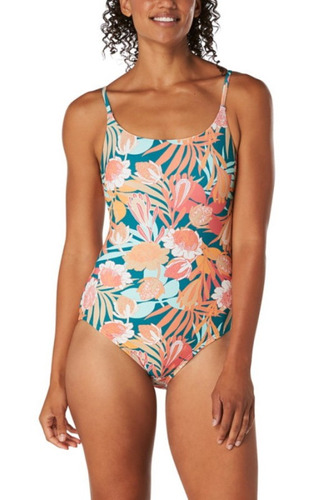 Traje De Baño Natación Speedo Cross Back One Piece Multicolo