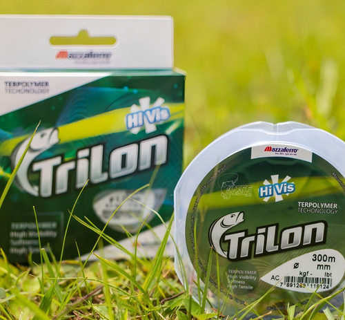 Linha D Pesca Mazzaferro Trilon Hi-vis 0.25mm (300 Metros)