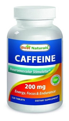 Cafeína 400 Mg 120 Caps - Unidad a $708