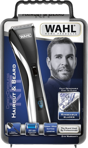 Cortadora Marca Wahl Diy Haircut & Beard Cord-cordless Kit 