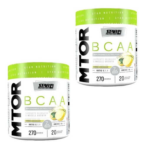 2 Mtor Bcaa Amino Powder Evolution 270g Aminoácidos