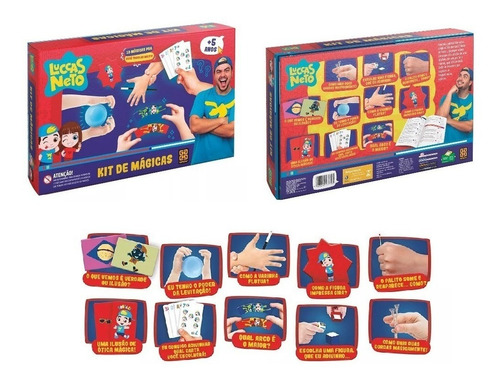 Kit Magica Infantil Variado Truques Facil De Aprender