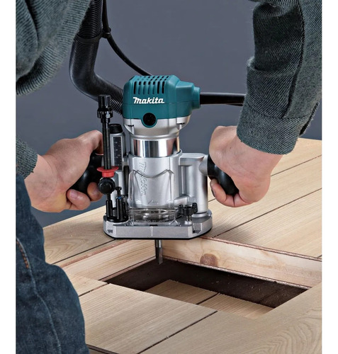 Recortadora Makita Rt0700cx3 710w+base+guia+pinza+llave