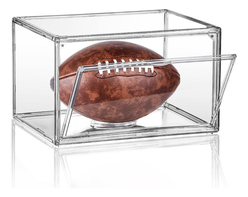 Football Display Case Full Size, Clear Acrylic Football...