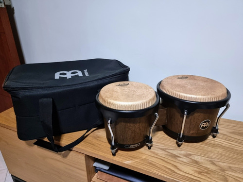 Bongo Meinl + Parches Remo + Estuche