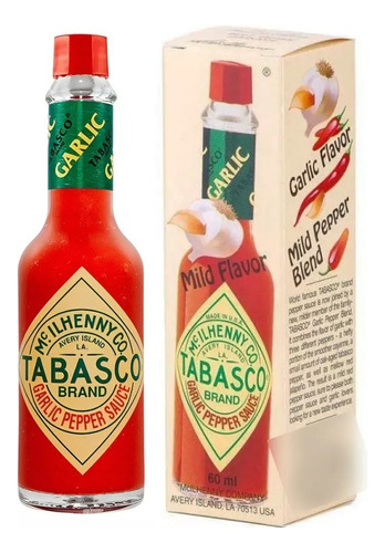 Salsa Garlic Pepper Sauce X60 Ml - Tabasco