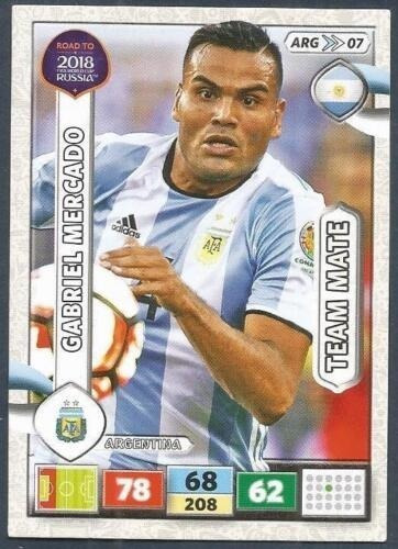 Carta Adrenalyn Xl Road To Rusia 2018 / Gabriel Mercado