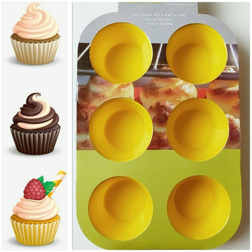 Molde De Silicon Para Cupcakes 