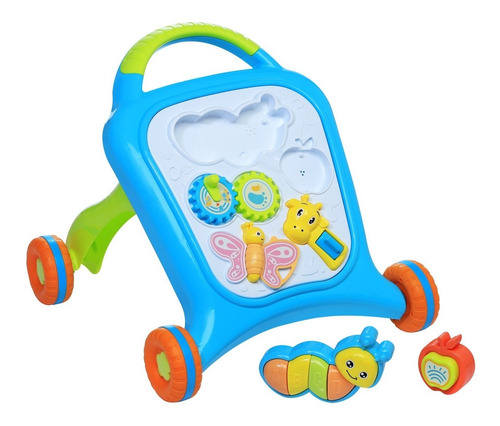 Andador Caminador Bebe C/ Pelotitas Juguetes Y Musica Seguro